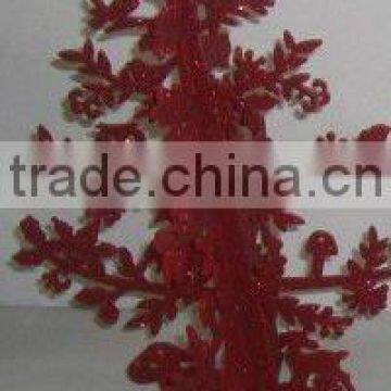 Christmas wooden table standing tree decoration JA02-12318R