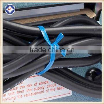 PE/PVC plastic coated single metallic wire twist tie for wire cable