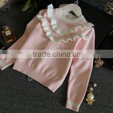 winter hot selling readymade new fashion factories hand knitted sweater girl