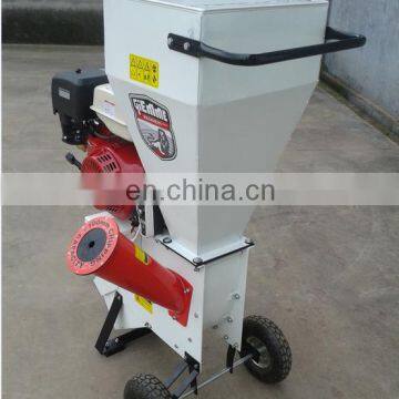 Industrial diseal Mobile Drum manual leaf wood chipper/shredder