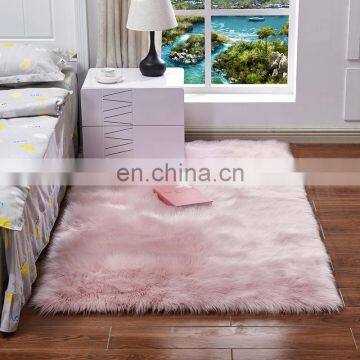 2019hot sale custom color fur rugs faux carpet