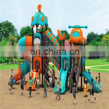 Custom design security large BH086 Baihe plastic outdoor spiral slide for children