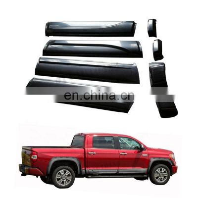 High Quality ABS Black 8pcs Side Body Cladding For Tundra 2014-2019