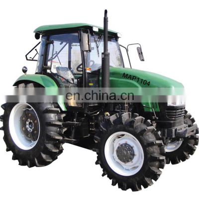 Good after sales service  110hp 4wd  new farm tractor with front end loader