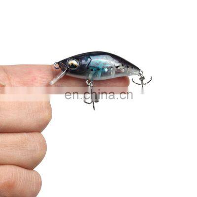 JOHNCOO Japanese Design Pesca Stream Fishing Lure 50mm 4g Floating Minnow Crank Isca Artificial Baits For Bass Perch Pike Trout