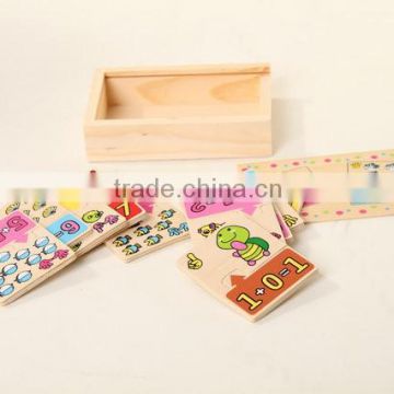 Wooden educational baby puzzle toys,wooden toy box