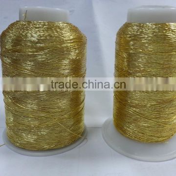 New Design Packing St type 600D Pure Gold Metallic Yarn
