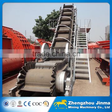 China High Angle Inclined Belt Conveyors System For Coal