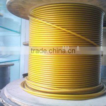 6x7+FC, 6X7+IWS, 6X19+FC.6X19+IWS PVC coated galvanized steel wire rope