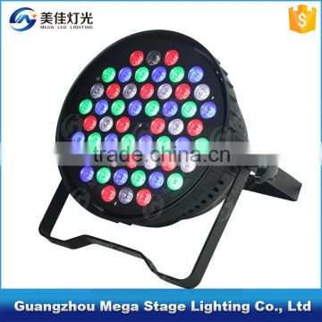 cheap stage light 54 3w rgbw dmx led par can light