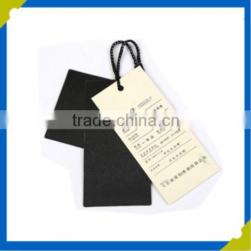 certification Description custom clothing paper print hang tags