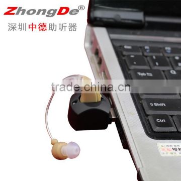 Discreet Sound Amplifier cheap mini rechargeable Hearing Aid device for hearing