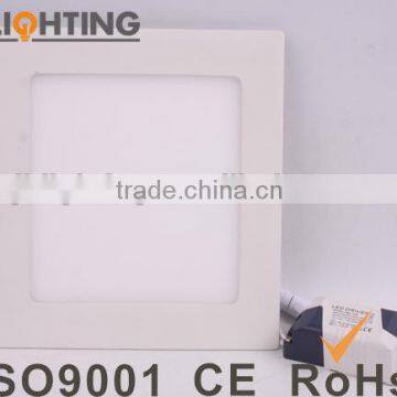 Zhejiang Ningbo factory square led ceiling light 18W 110-260V 1600lm CE ROHS approved