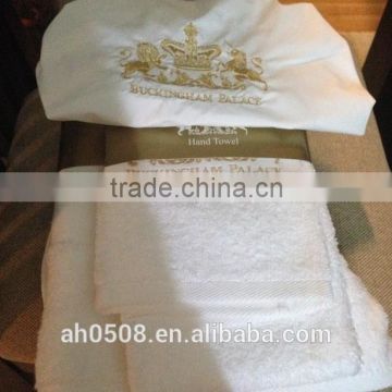Jacquared Cotton Customize Cleaning Airline Towel White Airline Towel