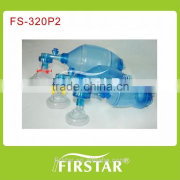 disposable resuscitator PVC with mask adult pediatric infant