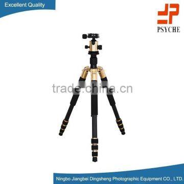 Carbon firber tripod 8806CD with ball head and new gold body frame