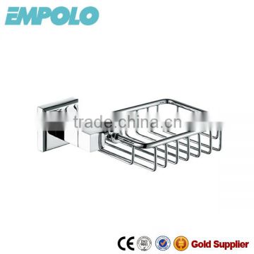 Empolo Brass square shower soap dish, bathroom accessory sets soap basket 932 06B