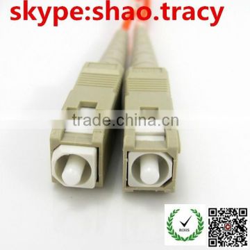China supplier deplex SC optical patch cord price