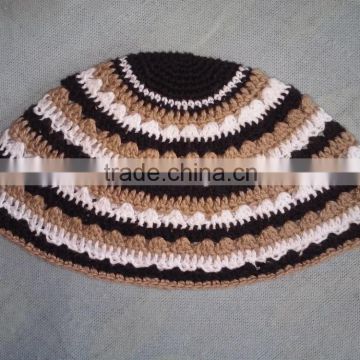 Cotton jewish kippots Star of David Kippah /Kippot / Jewish crochet kippah,knit kippot wholesale