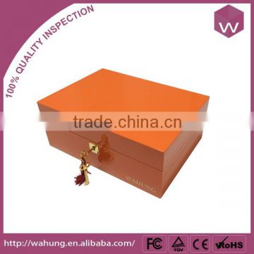 Wholesale high polish Wahung wooden boxes packaging jewels