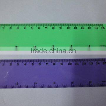 6" 15cm stationery gift plastic promotion ruler                        
                                                Quality Choice