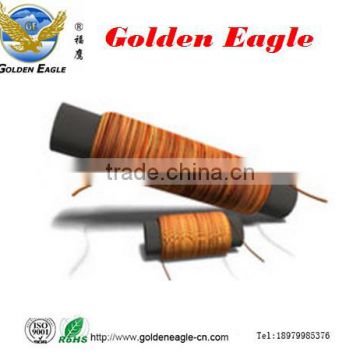 Ferromagnetic core inductor with high quality
