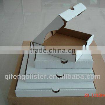 Wholesale eco-friendly plain white pizza box/high quality and cheap price pizza box