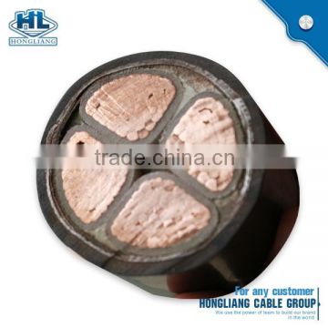 VV 4x120 0.6V/1KV Constant section Copper Core Electrical Power Cable With PVC Insulation PVC Sheath