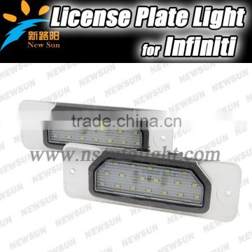 Super Bright 3528 SMD LED License Plate Light For Infiniti FX35/45 2003-2008 Q45 1996-2001