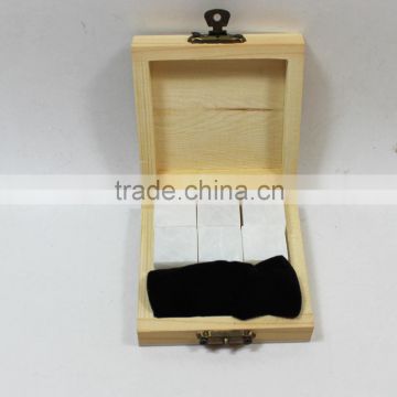 Wholesale non melting reusable OEM /ODM ice cube stone in wooden box