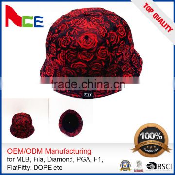 Custom High Quality Sublimation Printed Bucket Hat In China 2016 Fashion Bucket Hat /Caps