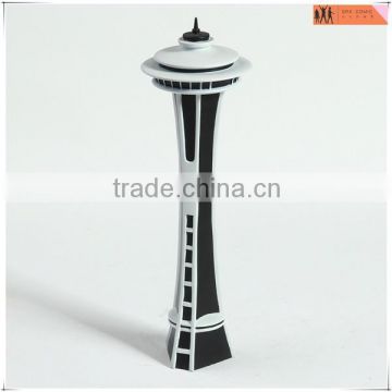 customized black television tower resin figures,customized your design resin figures,custom made your resin figures factory