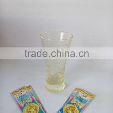 165ml spray orange colored glass party drinking empty cup
