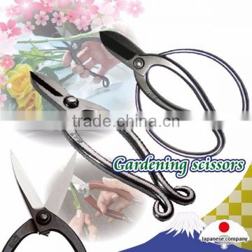 Various types of traditional Japanese garden tools scissor for flower shop