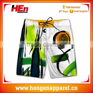Hongen apparel 2016 New Arrival Boys Fashion Printing summer Beach Shorts