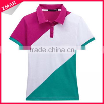 Dry fit custom china factory 95% polyester 5% spandex polo shirts