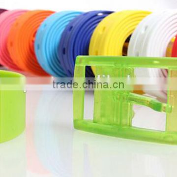2014 Popular Silicon Neon Plastic Belt