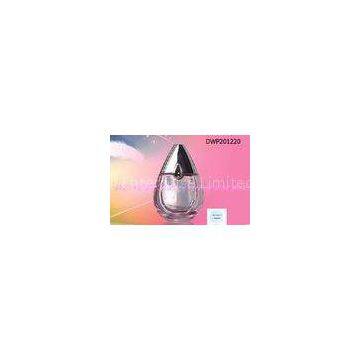 Water Drop 100ml Empty Glass Perfume Bottles With Color Coated