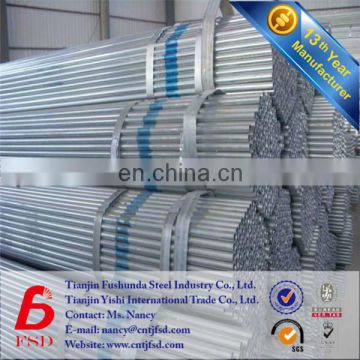 Supplier hot dip galvanized steel pipe Size	0.5 - 10 inch W .T	1.1-22MM Length	6m,As customers req