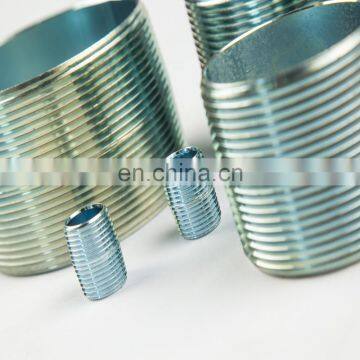 hot dip rigid galvanized steel conduit nipples list with double corrosion resistance