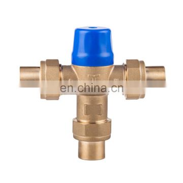 Factory outlet water heater ANTI-SCALD temperature thermostatic 3/4-Inch lead-free brass mixing valve