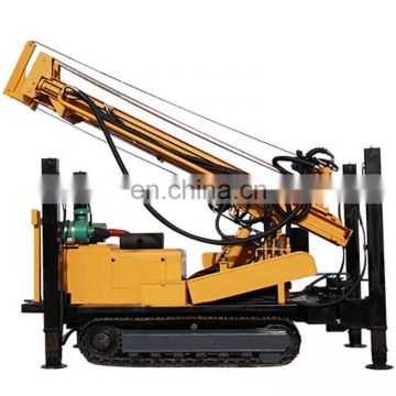 Cheap price 180m Chinese crawler type hydraulic pneumatic underground water well drilling rig