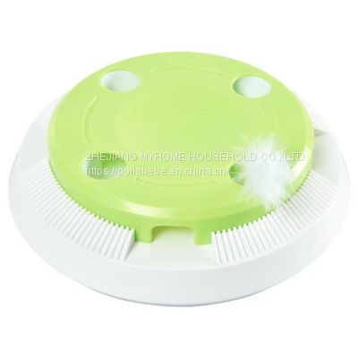 POILS BEBE ELECTRIC UFO-SHAPE TOY WITH SPIN FEATHER