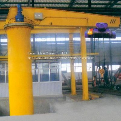 5 Ton Electric Hoist Floor Mounted Pillar Jib Crane M3