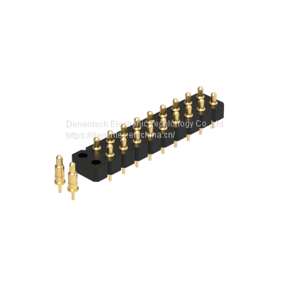 Dnenlink 3.0mm pitch Double Row H2.5mm Straight DIP Male Pogo Pin Connector for PCB