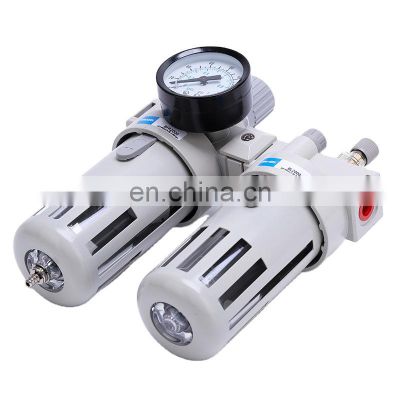 High Quality BFC Series BFC2000/3000/4000 Air Filter Regulator And Lubricator Pneumatic Two Unit With Metal Shell