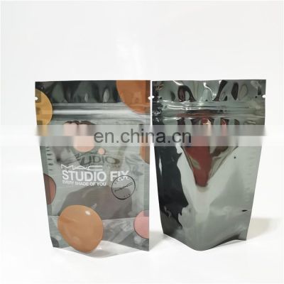 Heat Seal Foil Sachet Sample Packaging Oem Biodegradable Plastic Cosmetic Packaging/ Stand Up Pouch For Promotion