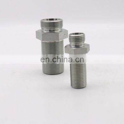 Hot Selling Fitting High Quality Straight Hydraulic Fitting Cutting Sleeve Bulkhead Copper Carbon Steel Tube Fitting