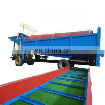 China portable type mobile small scale alluvial gold mining equipment supplier for Ghana