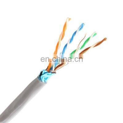 Customized Conductor Color 300M 305M 500M 4 Pairs PVC Jacket Cat5 Cat5e FTP Network Cable Indoor